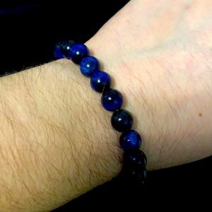 Blue Tigers Eye Bracelet